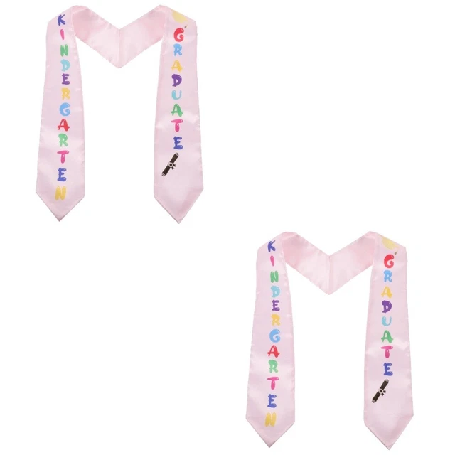 GraduationMall Pianura Stola Laurea Fascia Sacerdote Clero Accessori per Festa Cerimonia Universitario Decorazioni 152 cm Arancione