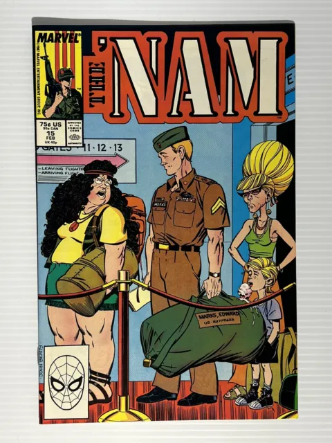 The 'Nam #15 Direct Edition High Grade NM +/- 1988 Marvel Comics