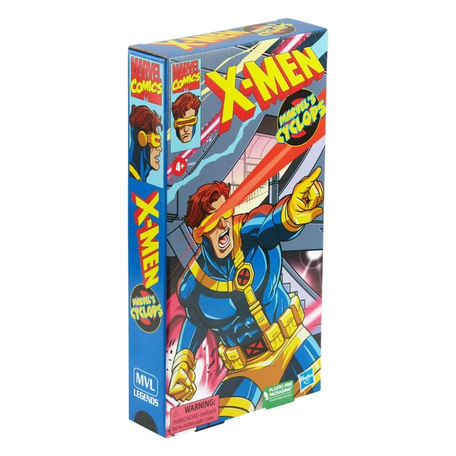 HASBRO MARVEL LEGENDS 90s X-Men Animated Series Cyclops VHS 6" Action ...