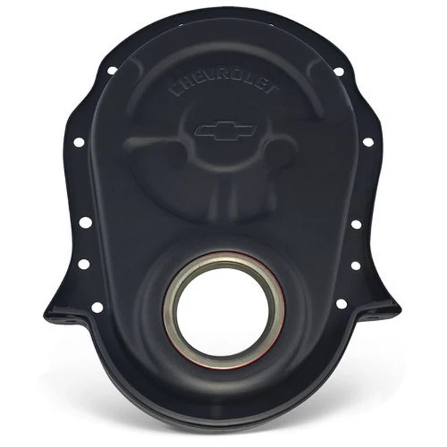 Proform BBC Timing Chain Cover Black Crinkle 141-219
