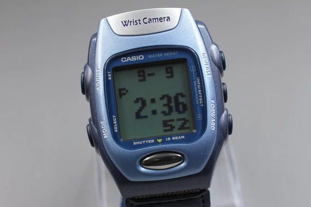 Montre Casio Wrist Caméra WQV-10 - Vintage Avec Caméra Et Data Bank - Testée Fonctionnelle