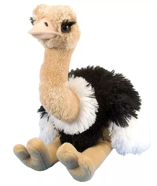 New Wild Republic Cuddlekins 12" Ostrich  Plush Cuddly Soft Toy Bird Teddy