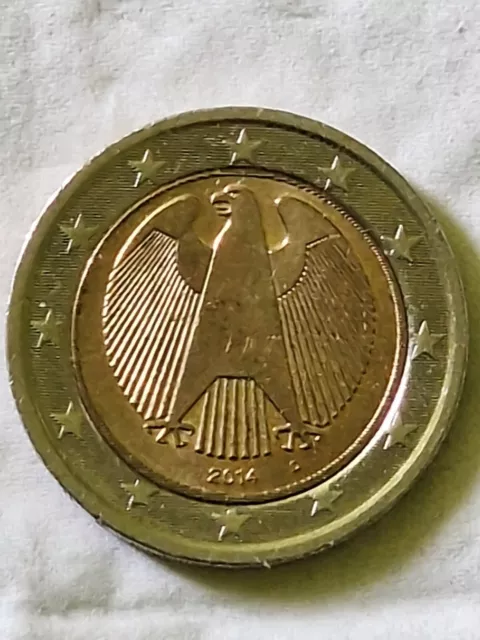 2 € Euro Münze Deutschland 2014 , evtl fehlprägung Sammlerstück