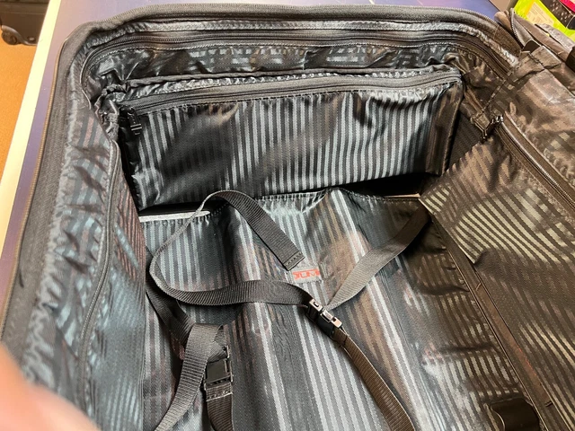 TUMI Alpha 2283D3 Upright 2-Wheeled Expandable Suitcase  Black 12x20x26" 11