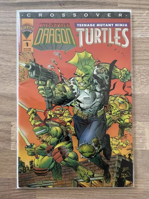 Mirage Comics The Savage Dragon TMNT #1 1995