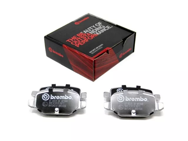 Pastiglie Freni POSTERIORI Brembo HP2000 NUOVA 500 ABARTH 2016-21 107/120/121KW