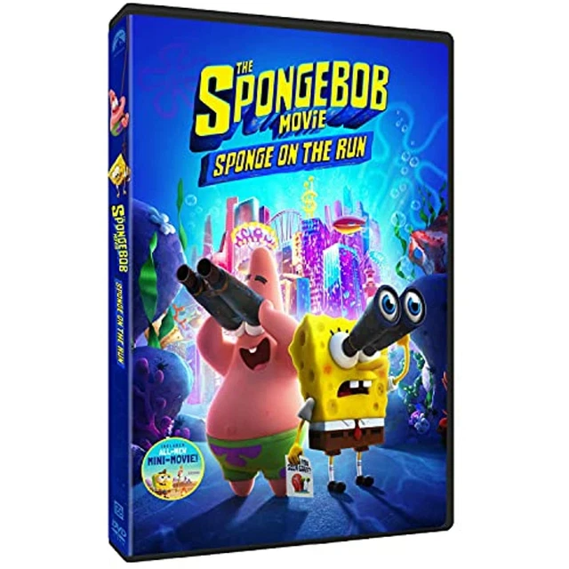 THE SPONGEBOB MOVIE Sponge on the Run (DVD, 2021, Widescreen) NEW 10.