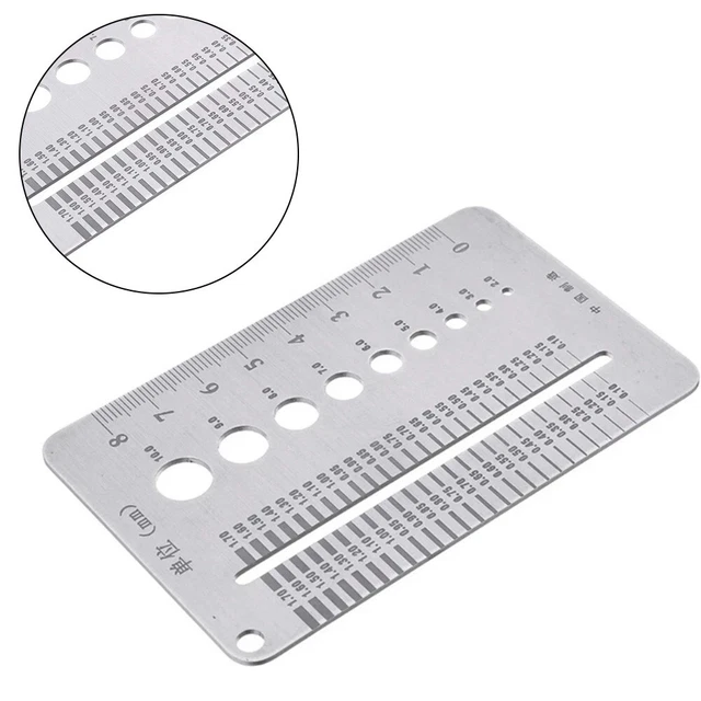 Jauges De Filetage De Boulon Et D'écrou, Outil De Mesure De Taille Metrique Pour Vis A~p132164474