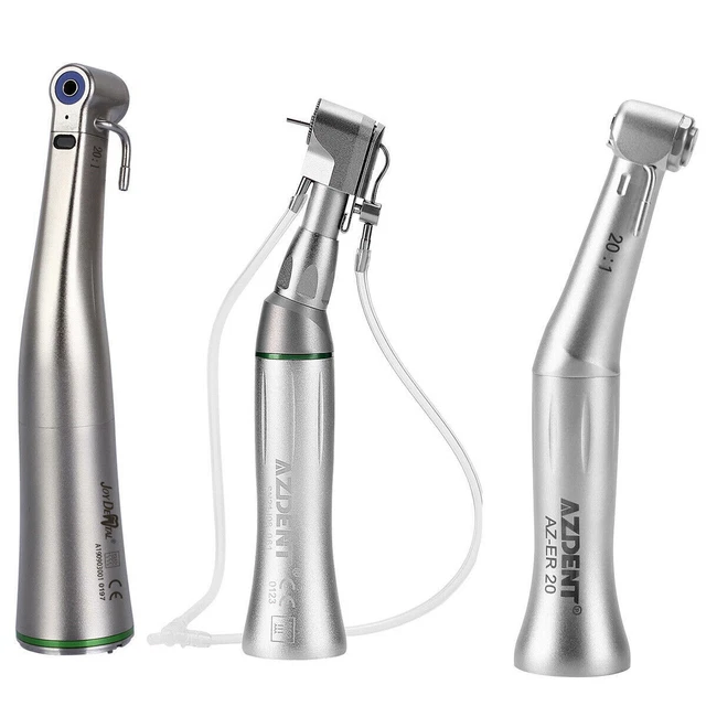 Dental 20:1 Implant Contra Angle Low Speed Handpiece For E-type Motor 20:1/1:1