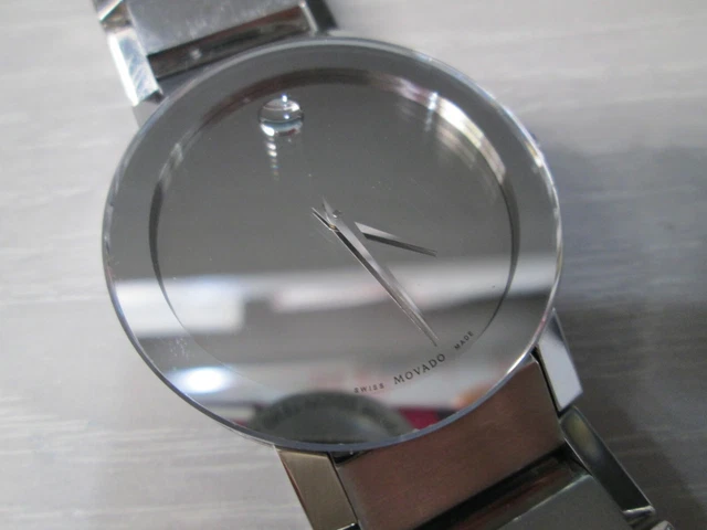 MOVADO SAPPHIRE MIRROR Stainless Steel Running Men s Watch