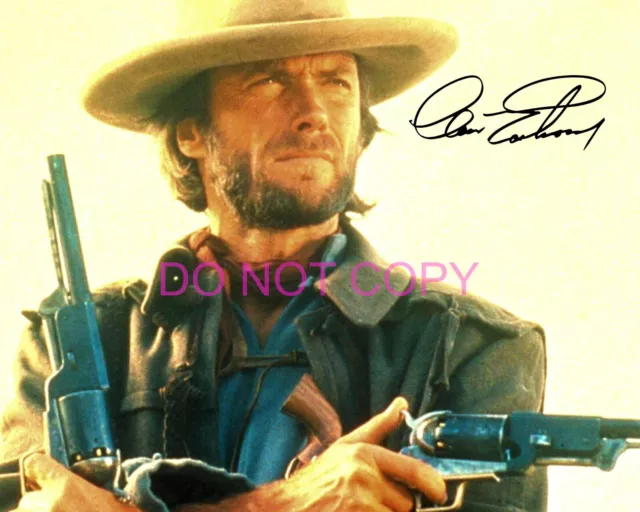 Clint Eastwood 8x10 signed REPRINT photo Dirty Harry Gran Torino Actor #2