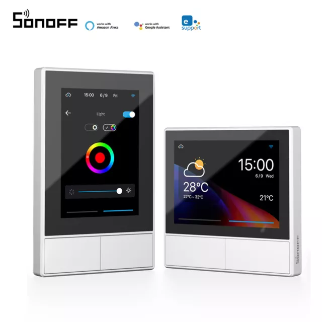 SONOFF NSPanel Wifi Smart Scene Wall Switch Touch Thermostat Display for Alexa