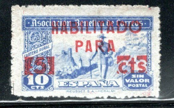 Spain Spanish Colonies Habilitado Para Overprint  Europe Stamps Mh  Lot 1783C
