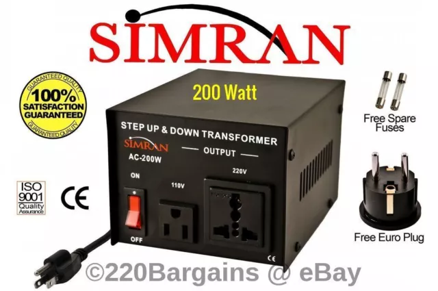 Simran 110-220 Volt Up Down Voltage Transformer 100 To 5000 Watt Power Converter 2