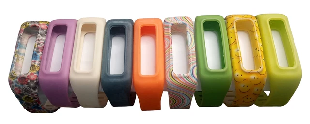 9 Fit Bit One Activity Tracker Wrist Bands Preowned Assorted Colors & Patterns