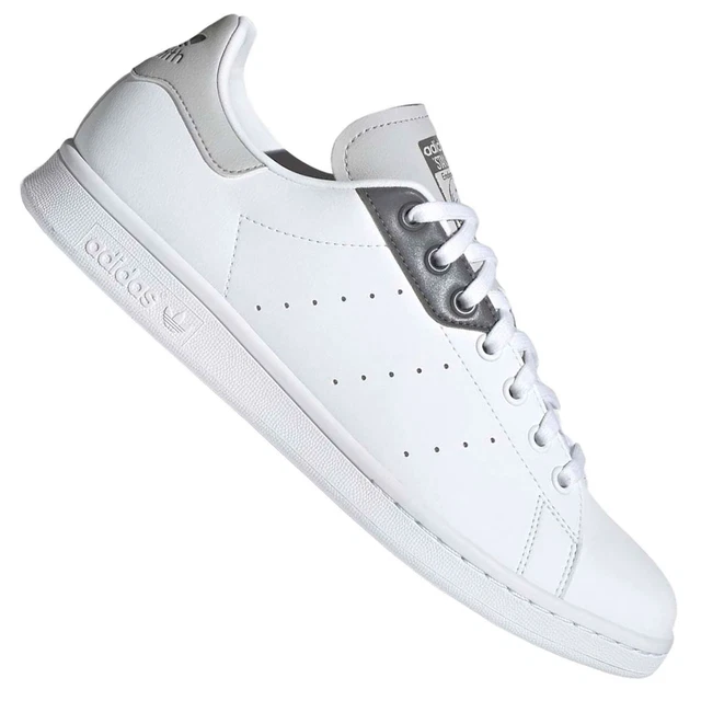 Adidas Original Stan Smith Primegreen Baskets en Cuir Baskets H00340 Blanc Gris