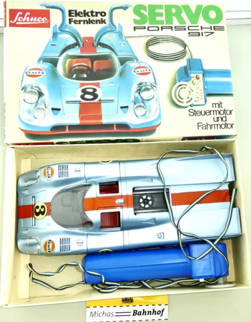 Schuco 356216 Porsche 917 SERVO Elektro Fernlenk OVP LB2 å