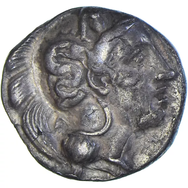 [#1176882] Monnaie, Lucanie, Statère, ca. 400-350 BC, Thourioi, TTB, Argent, HN