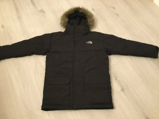 Cappotto parka nero ""The North Face"" ragazzi grandi età 14-16 anni+