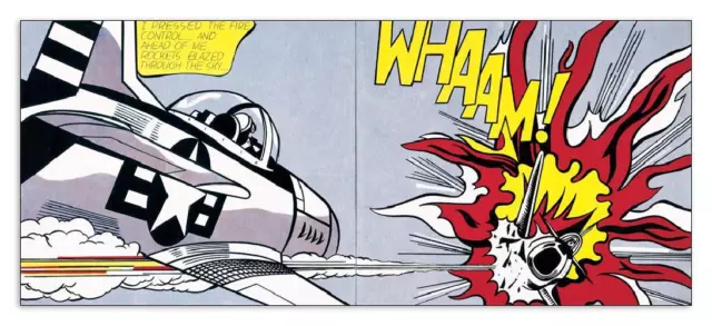 Pannello decorativo MDF - Whaam! - LICHTENSTEIN