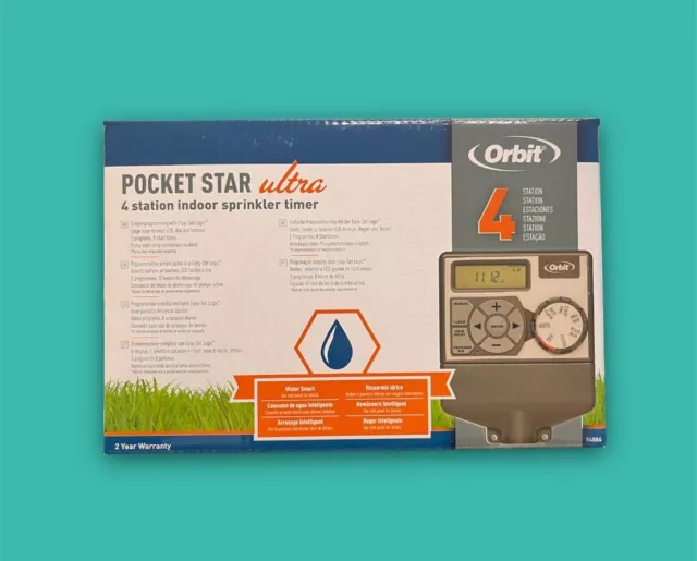 Centralina Programmatore Orbit Timer IRRIGAZIONE 4 Stazioni Zone HRC-050