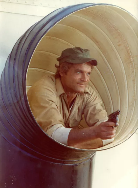 Terence Hill Io Sto Con Gli Ippopotami Vintage Photo Original #1