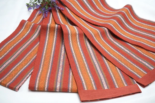 Dear Vanilla Japanese Hanhaba Obi Sash Belt Women's Kimono Genuine Vintage Mint 2