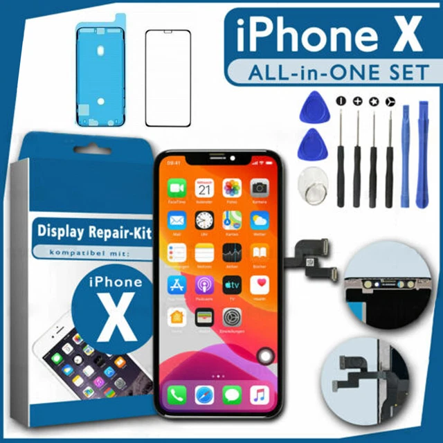 für iPhone X Display Retina LCD FHD Bildschirm 3D Touch Screen VORMONTIERT