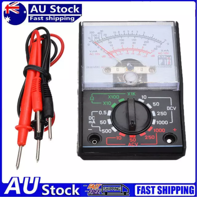 Analogue Multimeter AC DC Volts Ohm Electrical Circuit Multi Tester Meter Tool