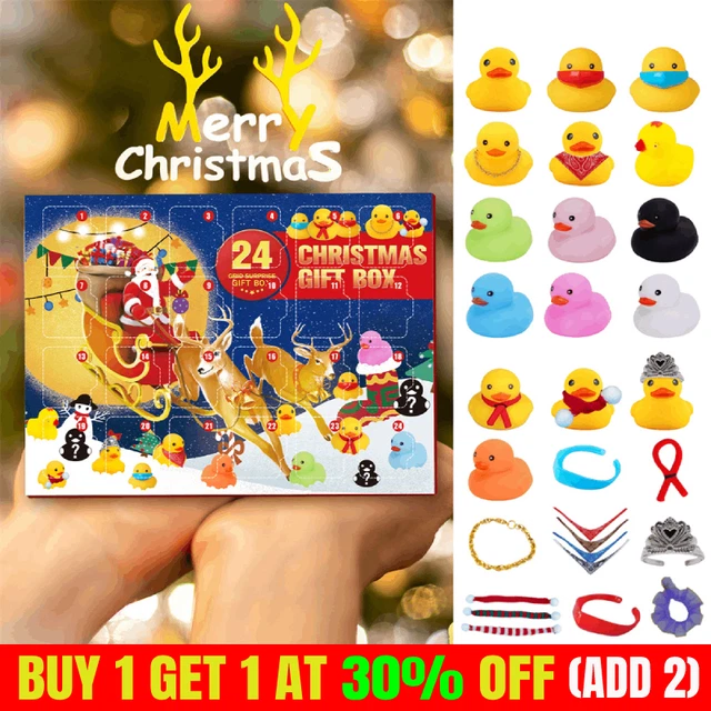 RUBBER DUCK ADVENT Calendar 2024 Christmas Gift Rubber Ducks Advent
