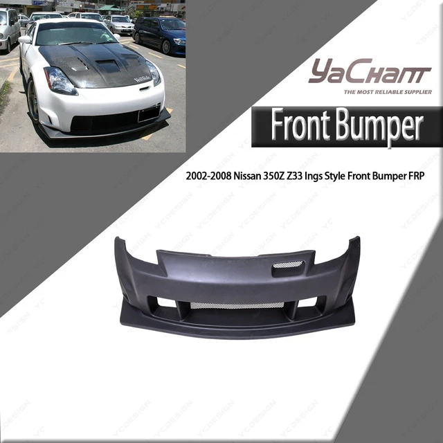 KS Style PU Front Bumper Lip Splitter For Nissan 350Z Z33 2003-2005