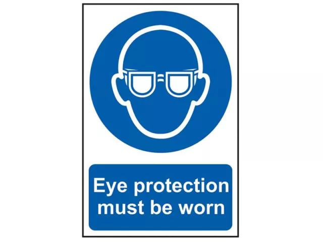 Scan - Eye Protection Must Be Worn - PVC 200 x 300mm