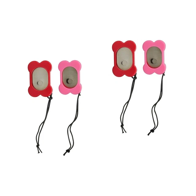 4 piezas Pipa Clicker Perro Ladrar Clicker Clicker Guía de Entrenamiento