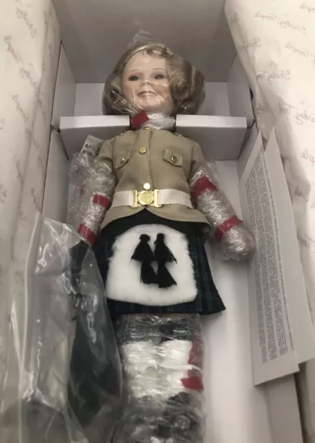 The Danbury Mint Shirley Temple As "Wee Willy Winkie" Porcelain Doll