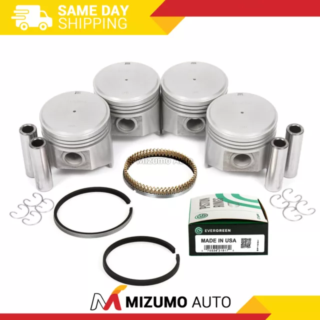 Pistons w/ Rings fit 75-80 Toyota Celica Corona Pickup 2.2L SOHC 20R