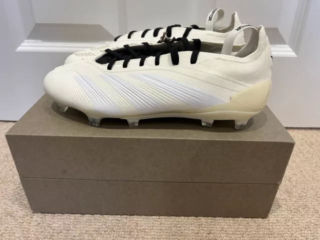 adidas Predator Elite Foldover Tongue FG Y-3 Cloud White UK 7 - IN HAND ✅