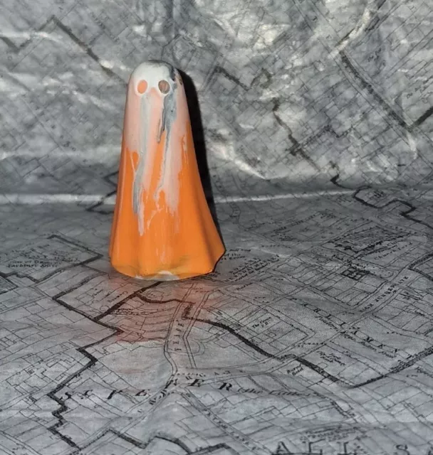 York Ghost Merchants, Small Boo Orange With White Grey Veil.