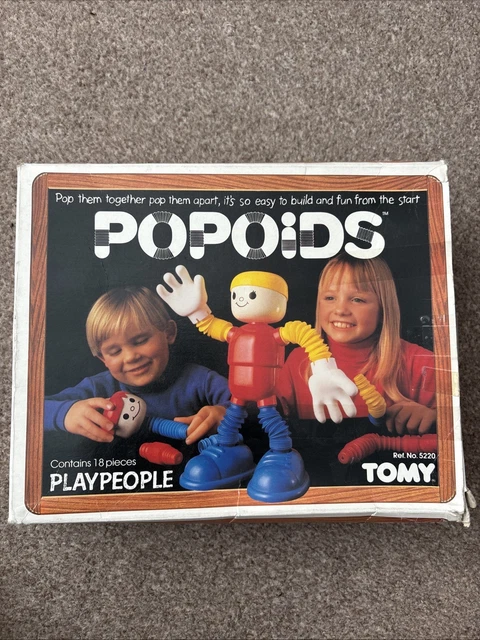 VINTAGE TOMY POPOIDS Play People 5220 1980’s Toy Pop Playmates Complete ...