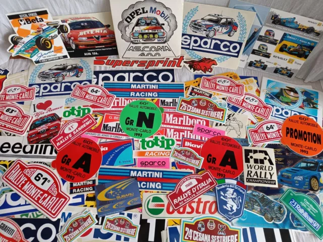 560+ Adesivi sticker Rally, WRC, F1, Racing, Sponsor.  SCEGLI DAL MENU A TENDINA