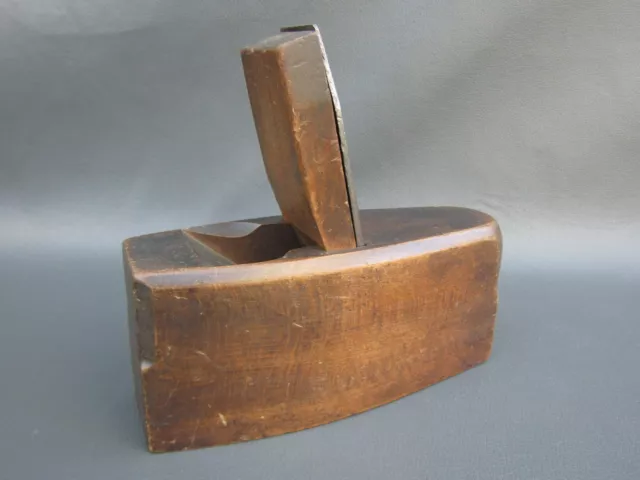 Unusual wooden toothing plane vintage old tool by Buck