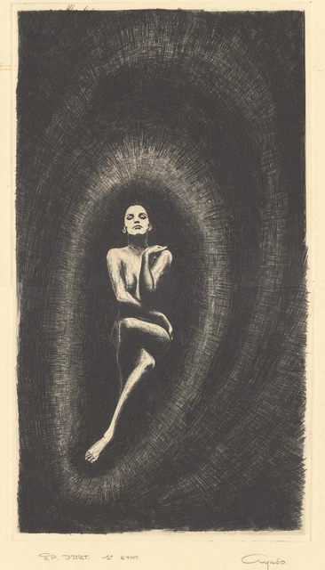  AYUSO ALFONSO  “senza titolo ” 1966. MADRID -  ACQUATINTA e PUNTASECCA