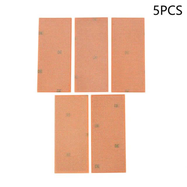 New DIY PCB Universal Prototype Paper Circuit Board Stripboard 5pcs/Set