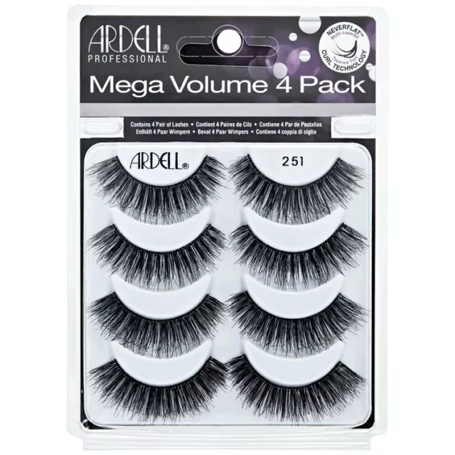 ARDELL Mega Volume 251 - Pack of 4 pairs - New in box