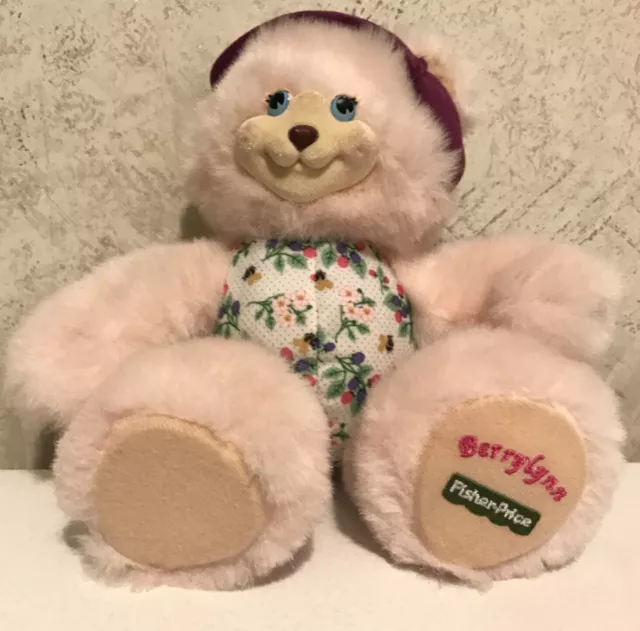 Briarberry Bears Berrylynn Fisher Price Plush 1998 Stuffed Animal  VINTAGE TOY