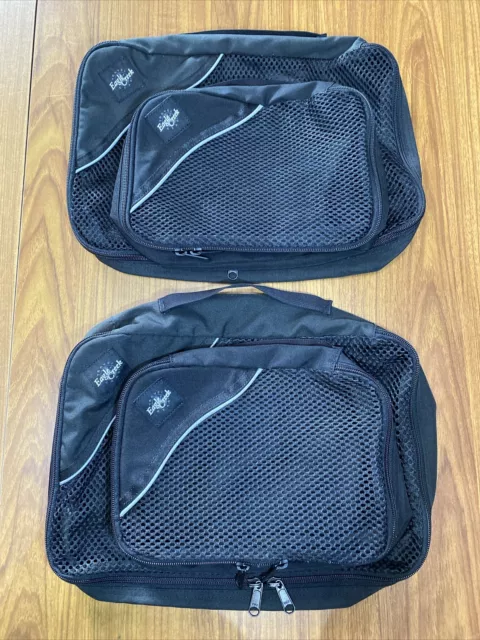 Lot of 4 Eagle Creek Travel Gear Nylon Travel Toiletry Bag Organizer Pack It A3