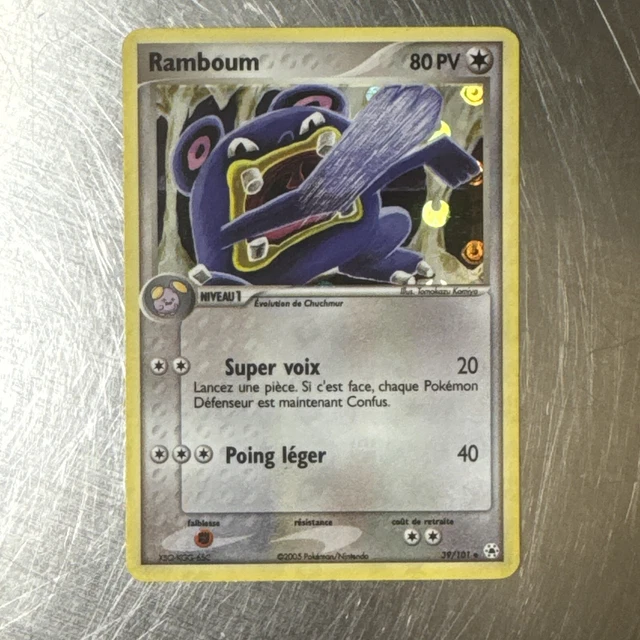 CARTE POKEMON RAMBOUM 39/101 Bloc EX Légendes Oubliées Holo Rare Fr EUR ...