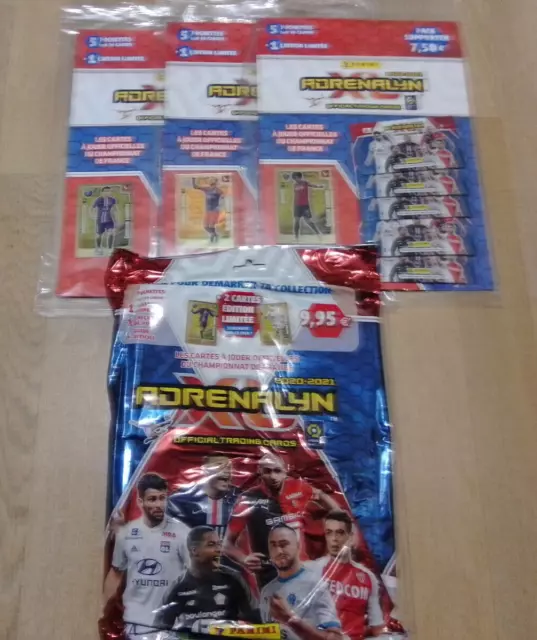 Panini - Adrenalyn Xl Foot 2020/2021 (France) - Starter Pack + 3 Multipack Le