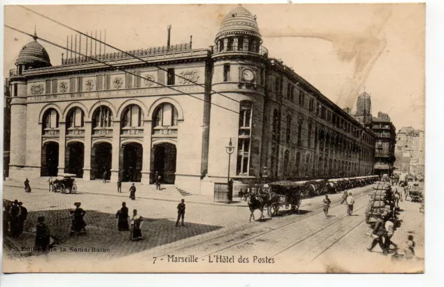 Thème LA POSTE - Bureau de Poste - CPA 13 - MARSEILLE -  la poste 4