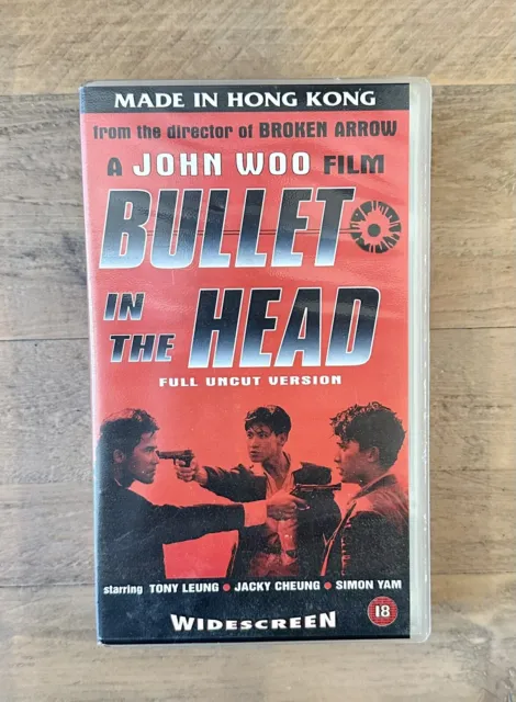 Bullet In The Head VHS John Woo Film Made In Hong Kong HK004 UK VHS-PAL (1996)