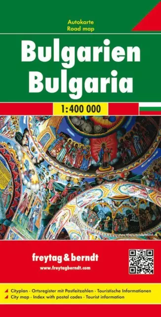 Bulgarien 1 : 400 000. Autokarte | (Land-)Karte | Deutsch | 2019